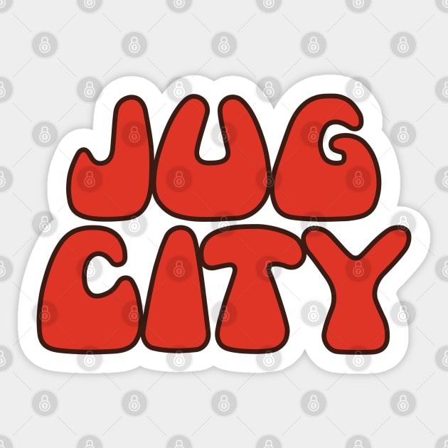 Jug City Convenience Sticker by Studio Marimo